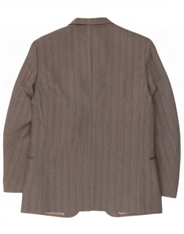 Valentino Veste blazer à 2 boutons pour homme UK 38 Gris moyen à chevrons
