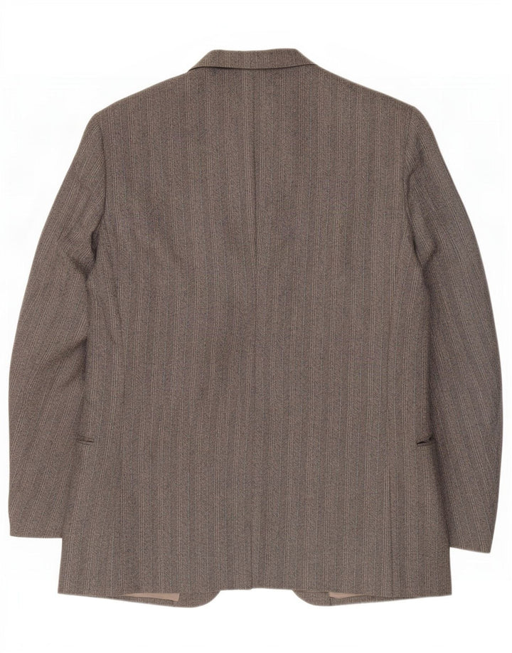 Valentino Veste blazer à 2 boutons pour homme UK 38 Gris moyen à chevrons