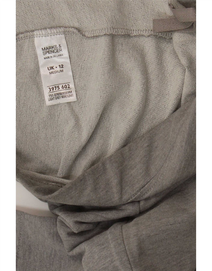 Marks & Spencer Pantalon de survêtement pour femme UK 12 Gris moyen Coton