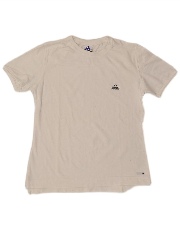 Adidas T-shirt pour femme UK 12 Blanc moyen