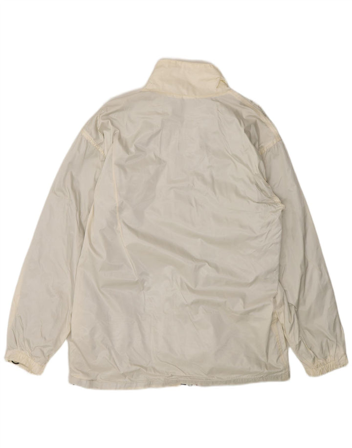 Burton Veste coupe-vent pour snowboards pour homme UK 38 Medium Blanc Colourblock