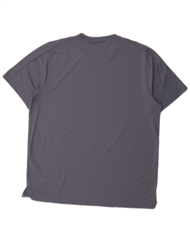 Nike Hommes Dri Fit T-Shirt Haut Grand Bleu Polyester