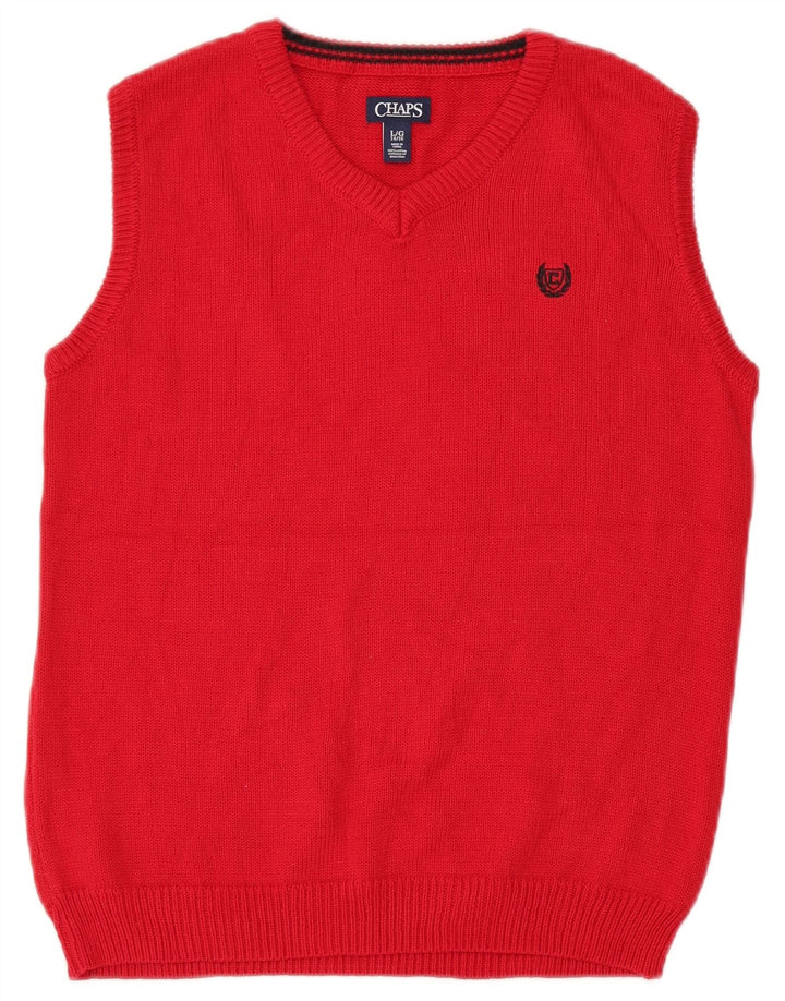 Chaps Débardeur Gilet Garçon 14-15 ans Rouge Coton
