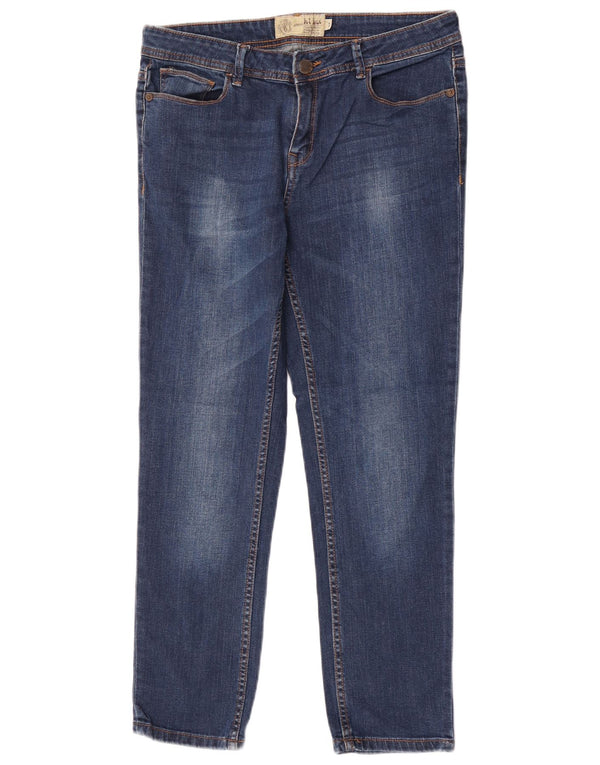 Fat Face Jean slim pour femme UK 12 Medium W30 L26 Bleu Coton