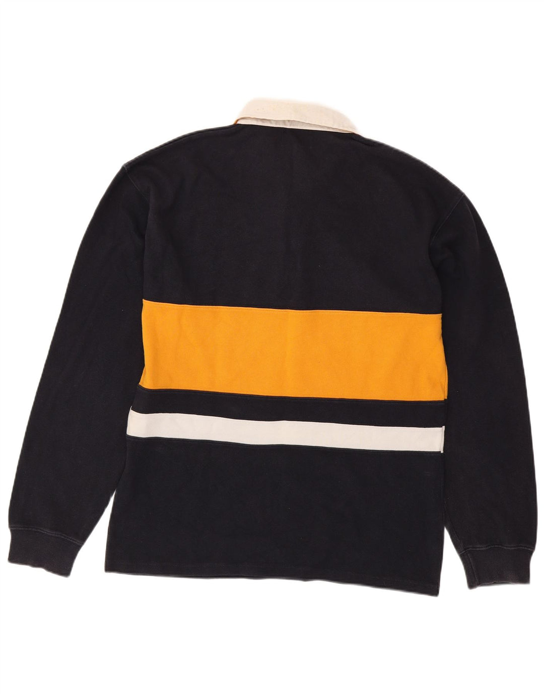 KAPPA Polo de rugby à manches longues pour homme XL Bleu marine Colourblock