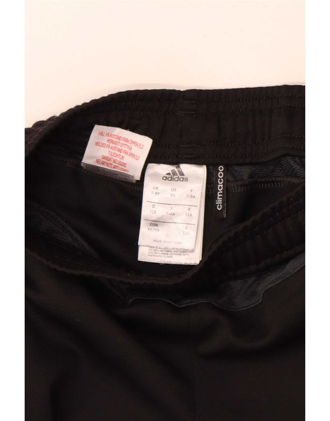 Adidas Pantalon de Survêtement Climacool Garçon 7-8 Ans Noir Polyester