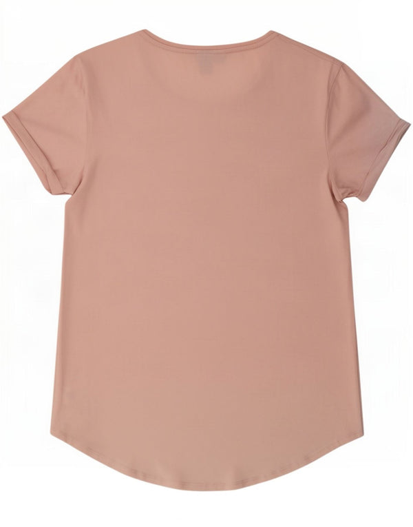 G-Star T-Shirt Femme Top UK 16 Large Rose Coton