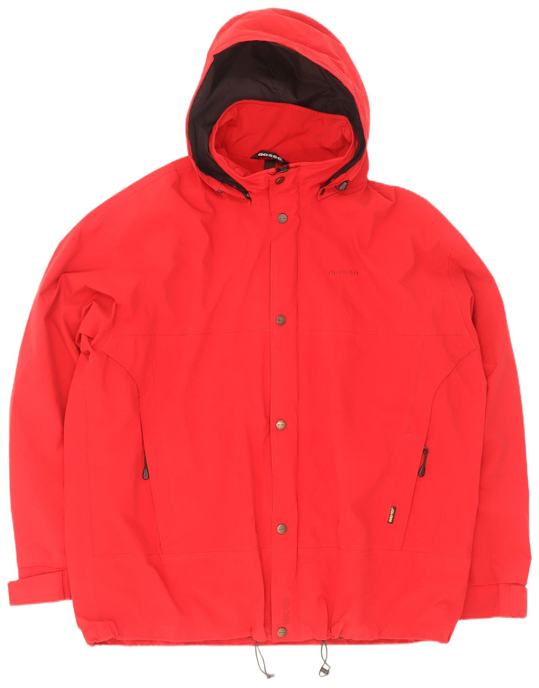 Aesse Veste de pluie à capuche pour homme IT 60 5XL Rouge