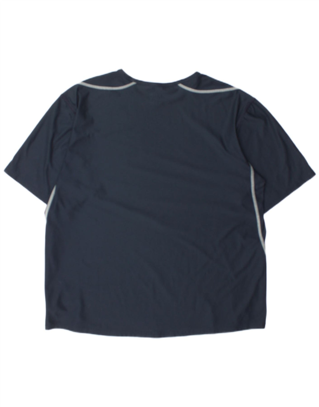 Nike T-Shirt Homme UK 45/47 XL Bleu Marine Polyester