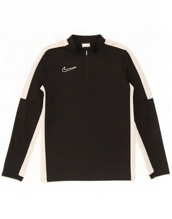Nike Haut de survêtement Dri Fit pour garçon 12-13 ans Noir Taille L