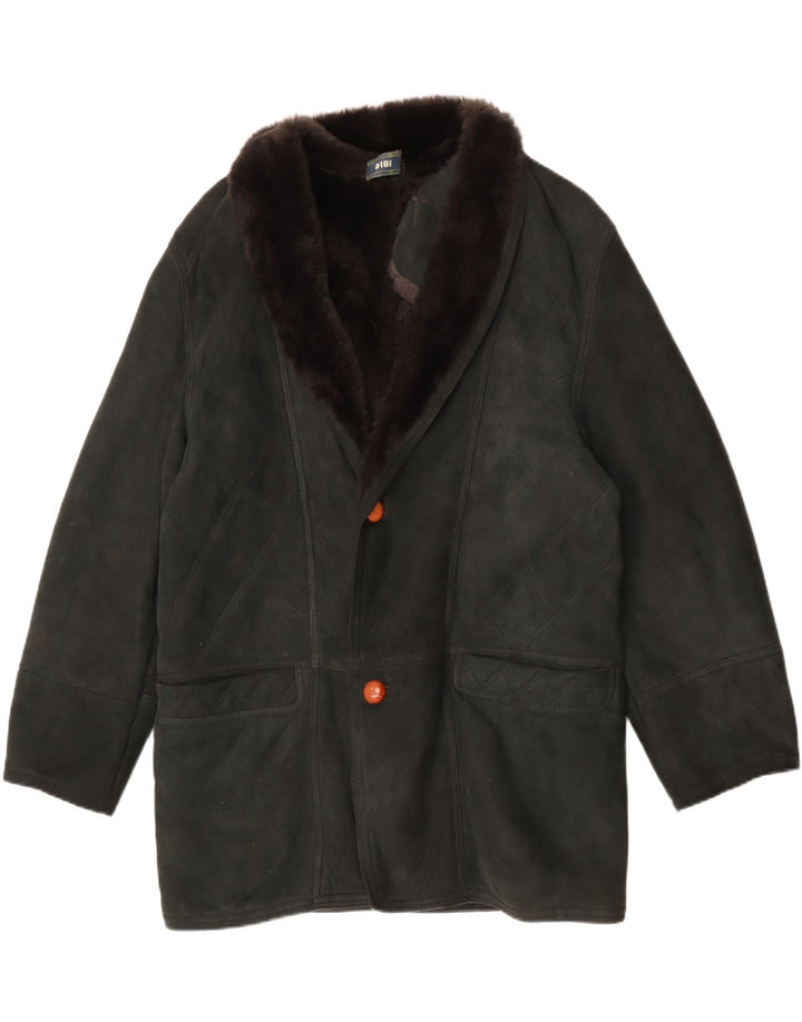 Dibi Veste en peau de mouton pour homme IT 50 Large Kaki