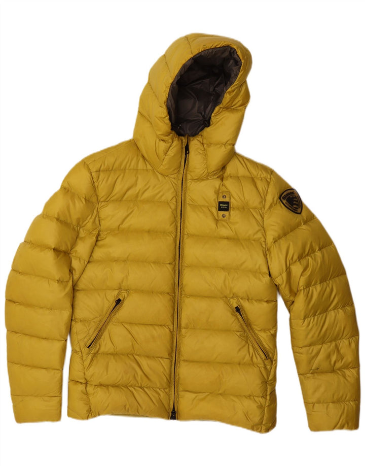Blauer Veste matelassée à capuche pour homme UK 38 Jaune moyen Polyamide
