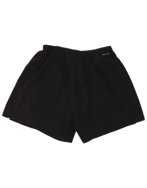 Nike Short de sport Dri Fit pour femme UK 16 Large Noir