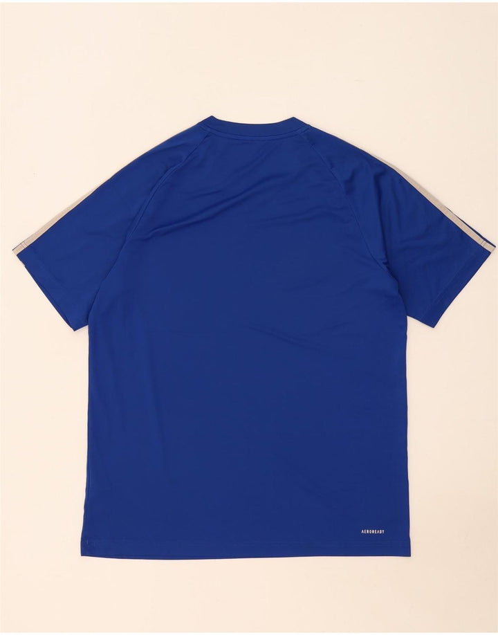 Adidas Homme Aeroready T-Shirt Haut Bleu Moyen Polyester