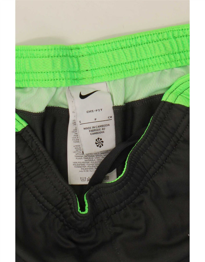 Nike Pantalon de survêtement Dri Fit pour homme Taille S Gris Colorblock Polyester