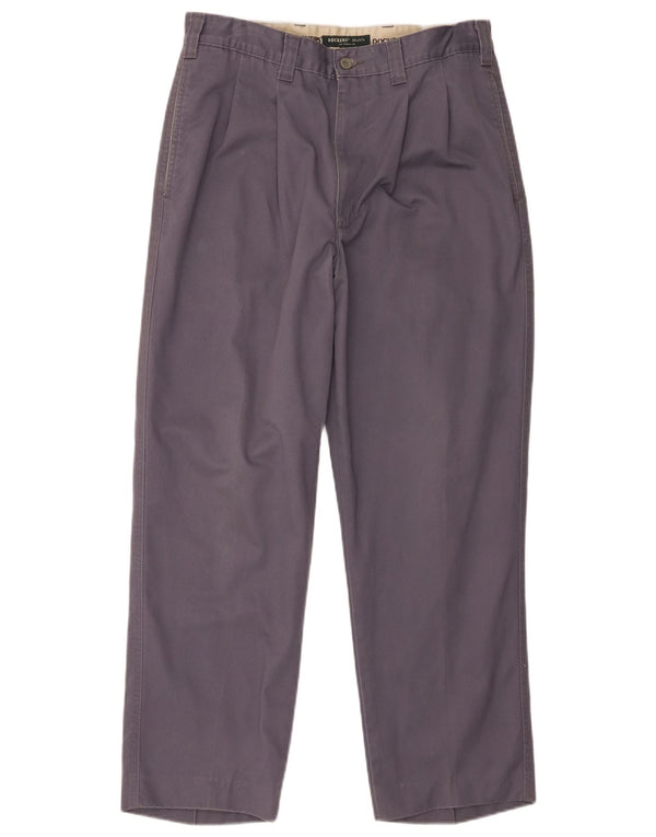 Dockers Pantalon Chino Pegged Homme W32 L30 Violet Coton
