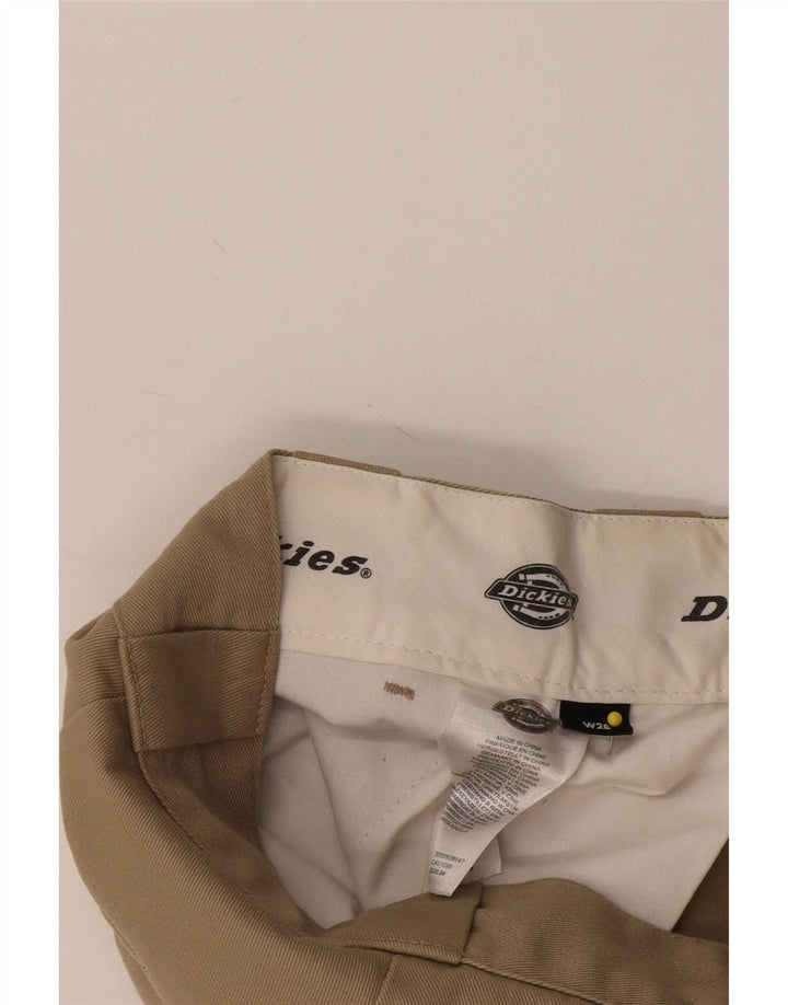 Dickies Pantalon Chino Droit Femme W26 L27 Beige Polyester