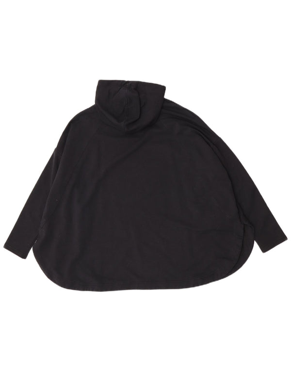 Puma Pull à capuche surdimensionné pour femme UK 12 Noir moyen