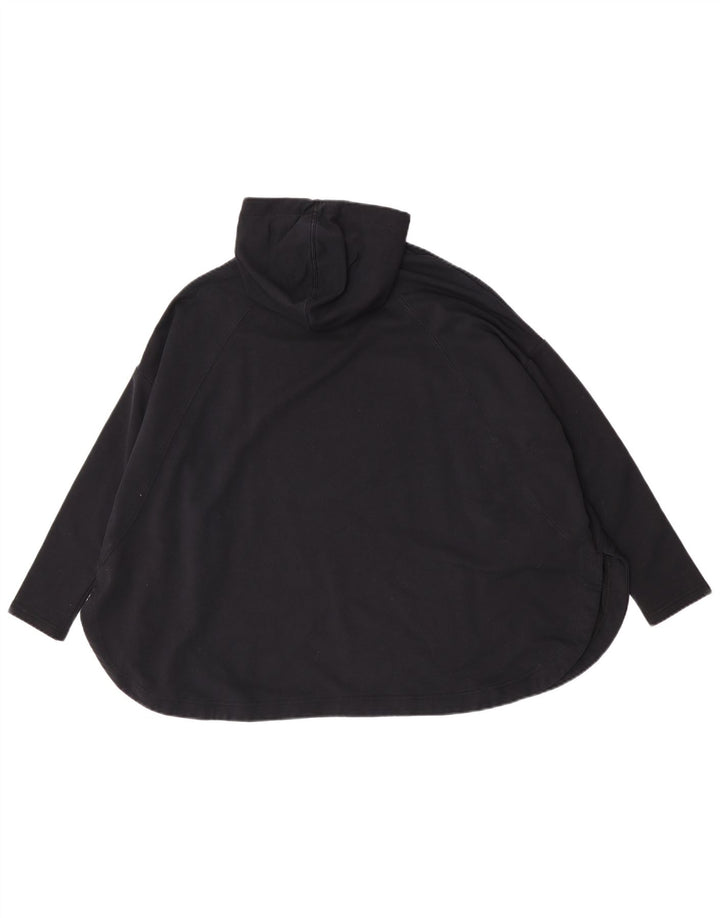 Puma Pull à capuche surdimensionné pour femme UK 12 Noir moyen