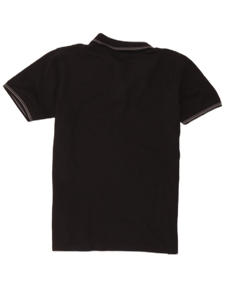 Carrera Polo Homme Noir Moyen Coton