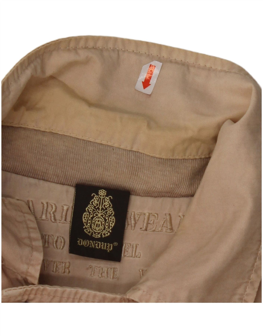 DONDUP Blouson Bomber Femme IT 52 2XL Beige Coton