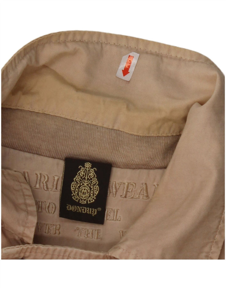 DONDUP Blouson Bomber Femme IT 52 2XL Beige Coton
