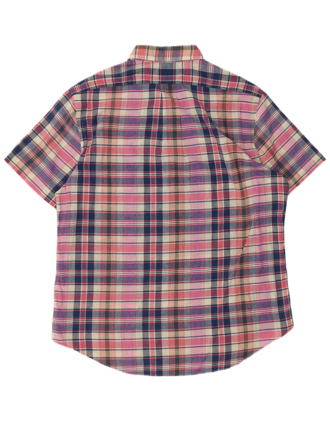 Ralph Lauren Chemise à manches courtes pour homme en coton à carreaux multicolores