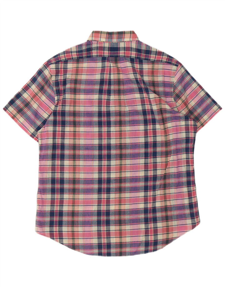 Ralph Lauren Chemise à manches courtes pour homme en coton à carreaux multicolores