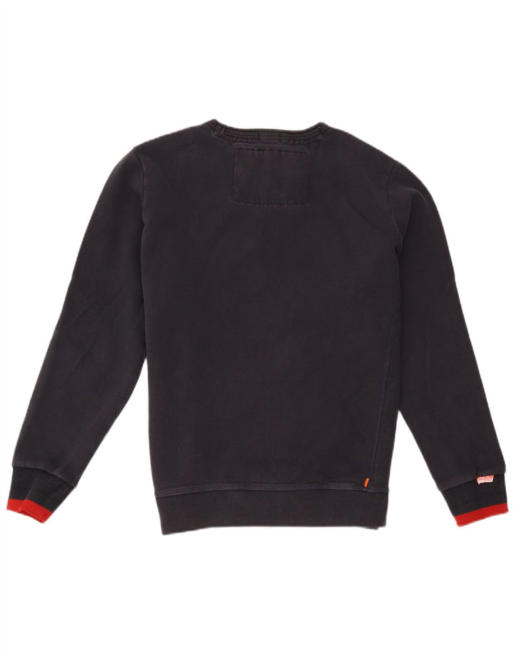 Superdry Sweat-shirt pour homme 2XL Noir Coton