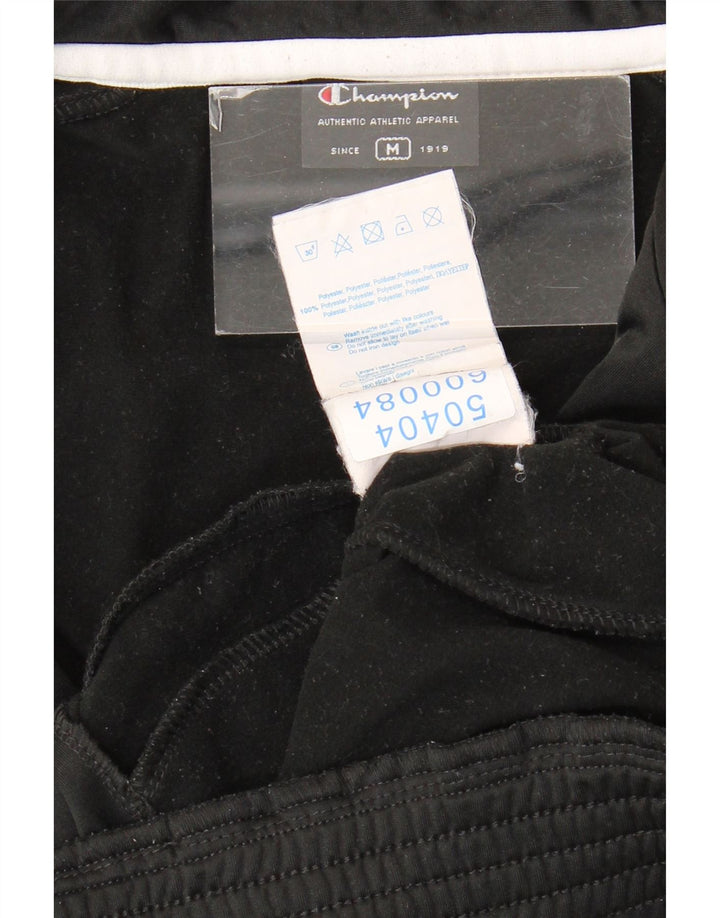 Champion Veste de Survêtement Homme Noir Moyen Polyester Colorblock