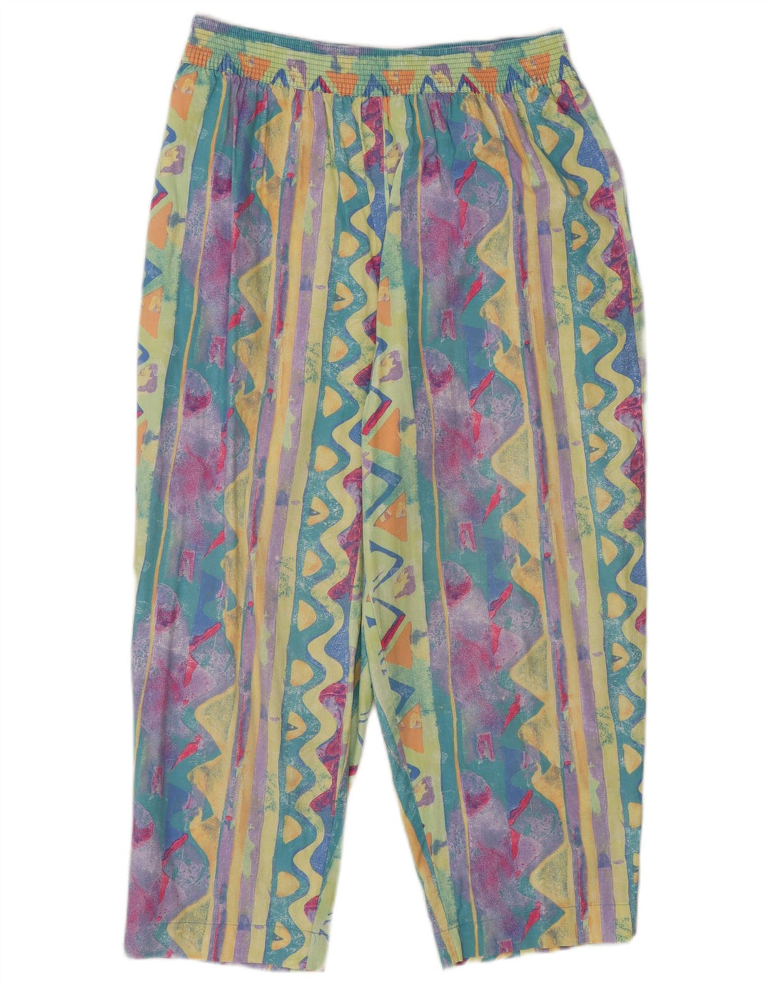 St Michael Pantalon Sarouel Femme UK 16 Large W34 L23 Multicolore