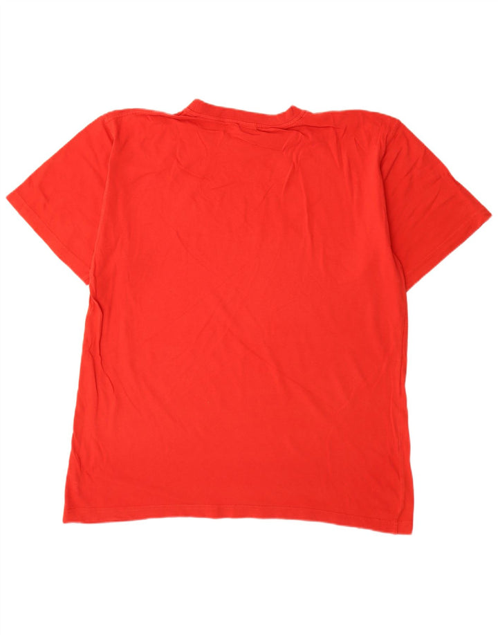Fila Homme Graphic T-Shirt Top XL Rouge Coton