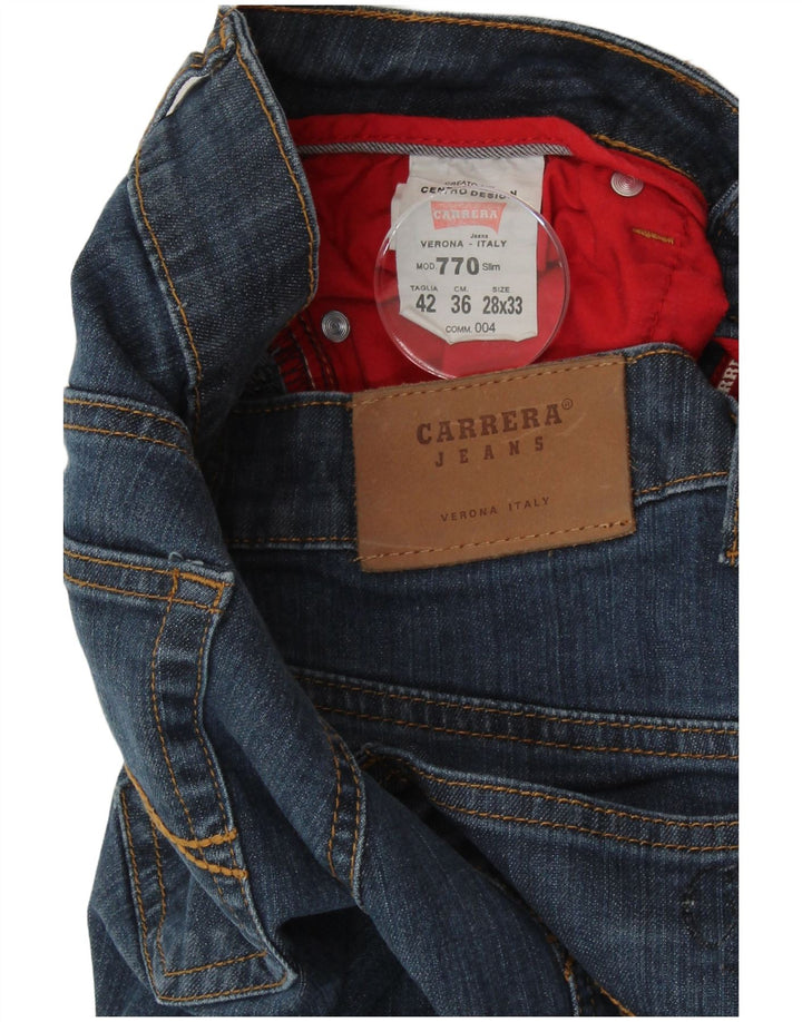 CARRERA Jean droit femme IT 42 Medium W28 L33 bleu coton