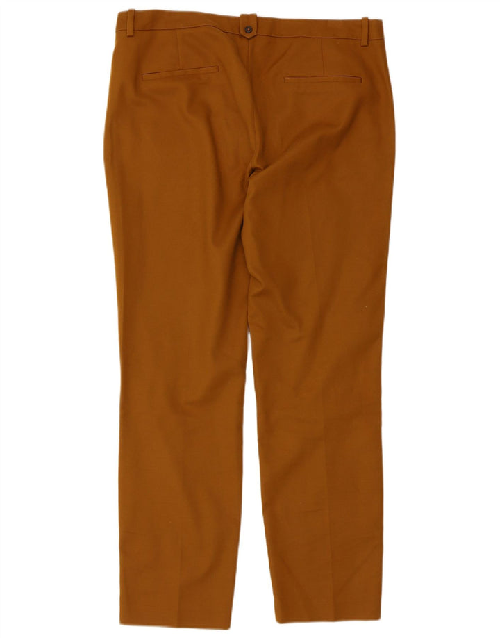 Zara Pantalon Chino Slim Femme EU 40 Medium W30 L28 Marron