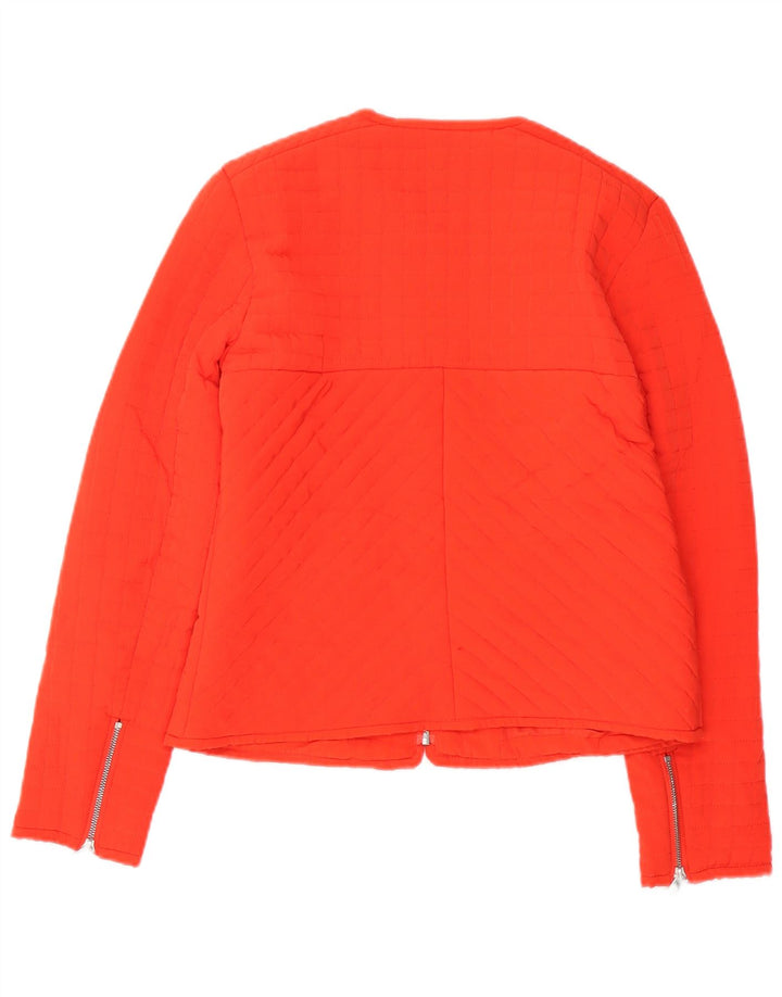 Zara Veste matelassée Trafaluc pour femme UK 14 Polyester Orange moyen