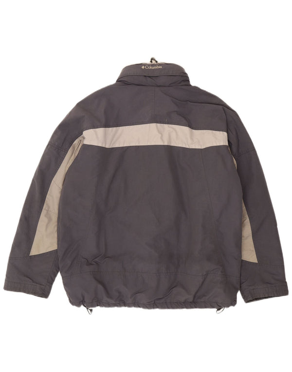 Columbia Veste coupe-vent pour homme UK 42 XL Gris Colorblock