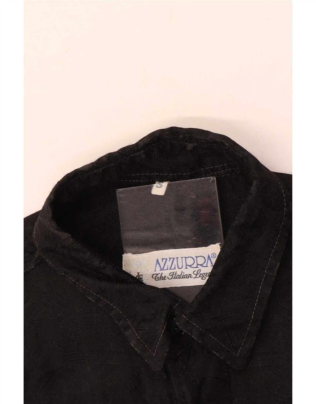 Chemise Homme Azzurra Small Noir Géométrique