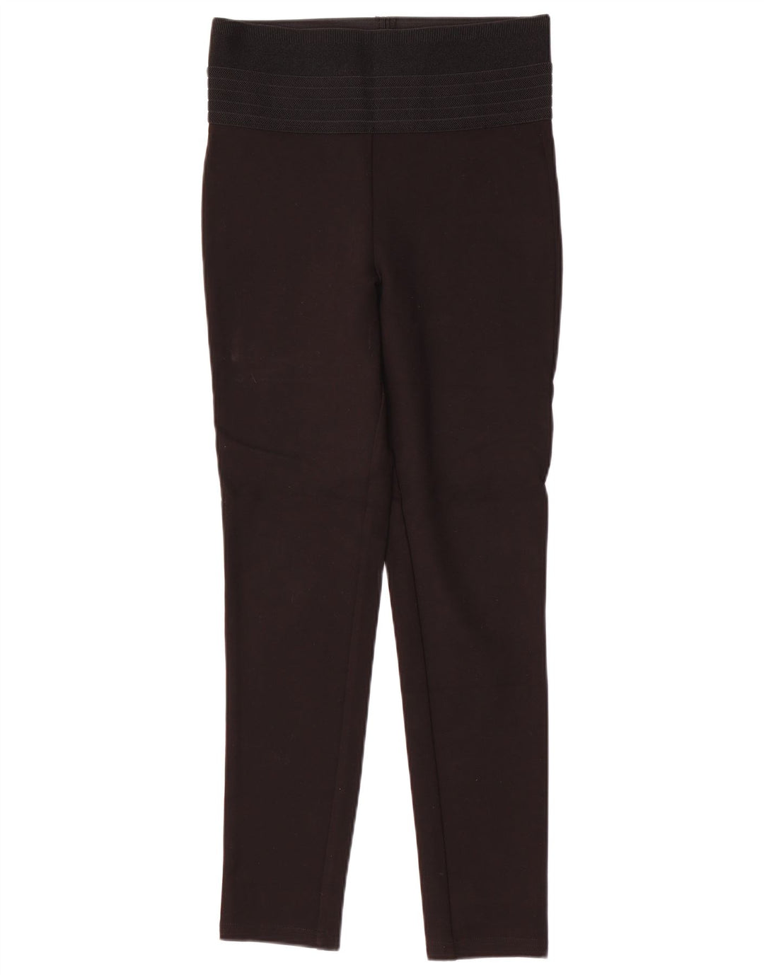 Zara Leggings taille haute pour femme UK 12 Noir moyen