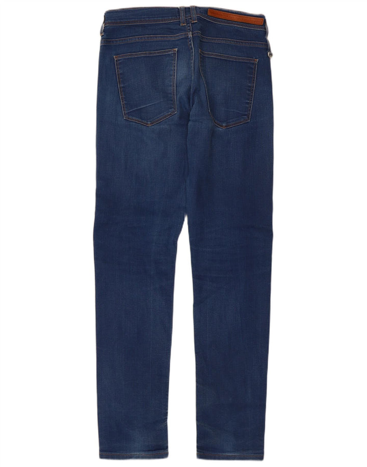 Zara Jean Slim Homme EU 40 Moyen W31 L31 Bleu