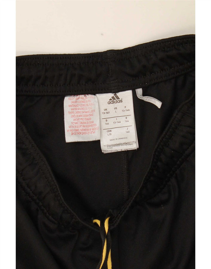 Adidas Pantalon de Survêtement Climalite Garçon 13-14 Ans Noir Polyester