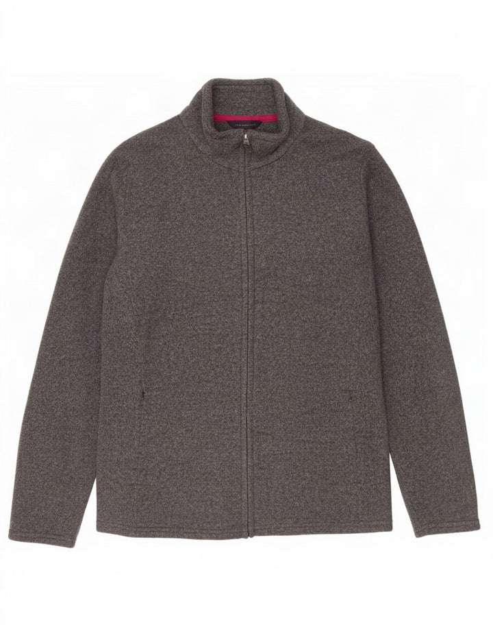 Marks & Spencer Veste de survêtement pour femme UK 16 Large Gris Moucheté