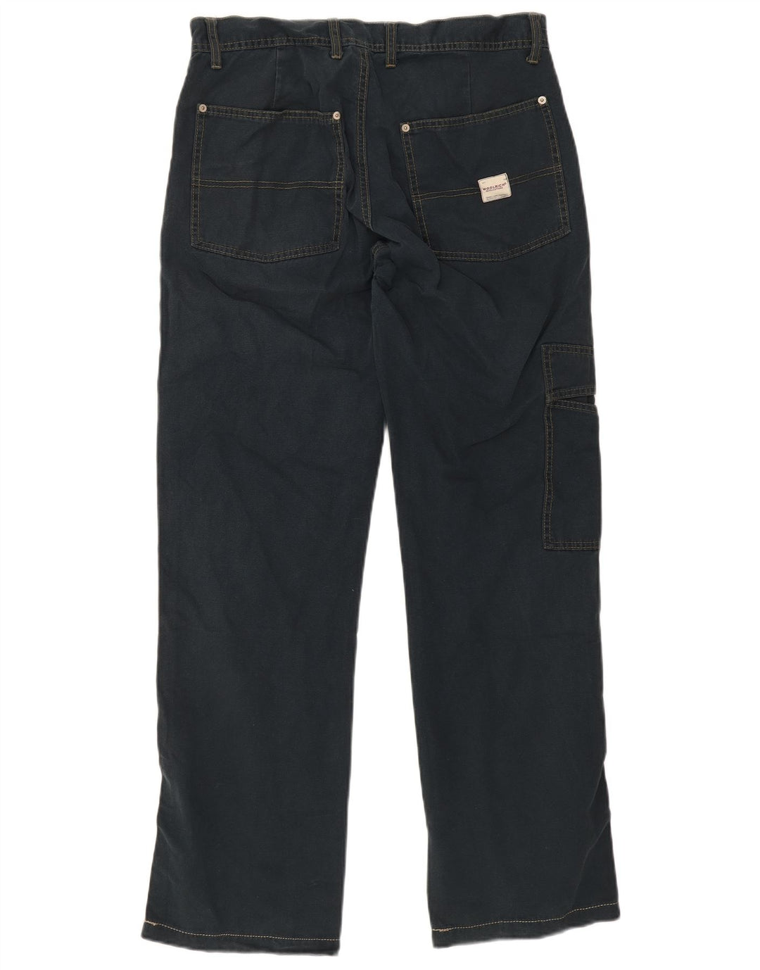 Woolrich Jean droit homme W32 L32 bleu marine coton