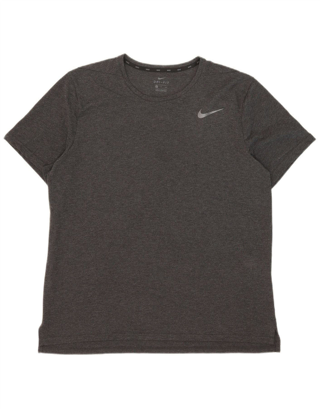 Nike Hommes Dri Fit T-Shirt Haut XL Gris Polyester