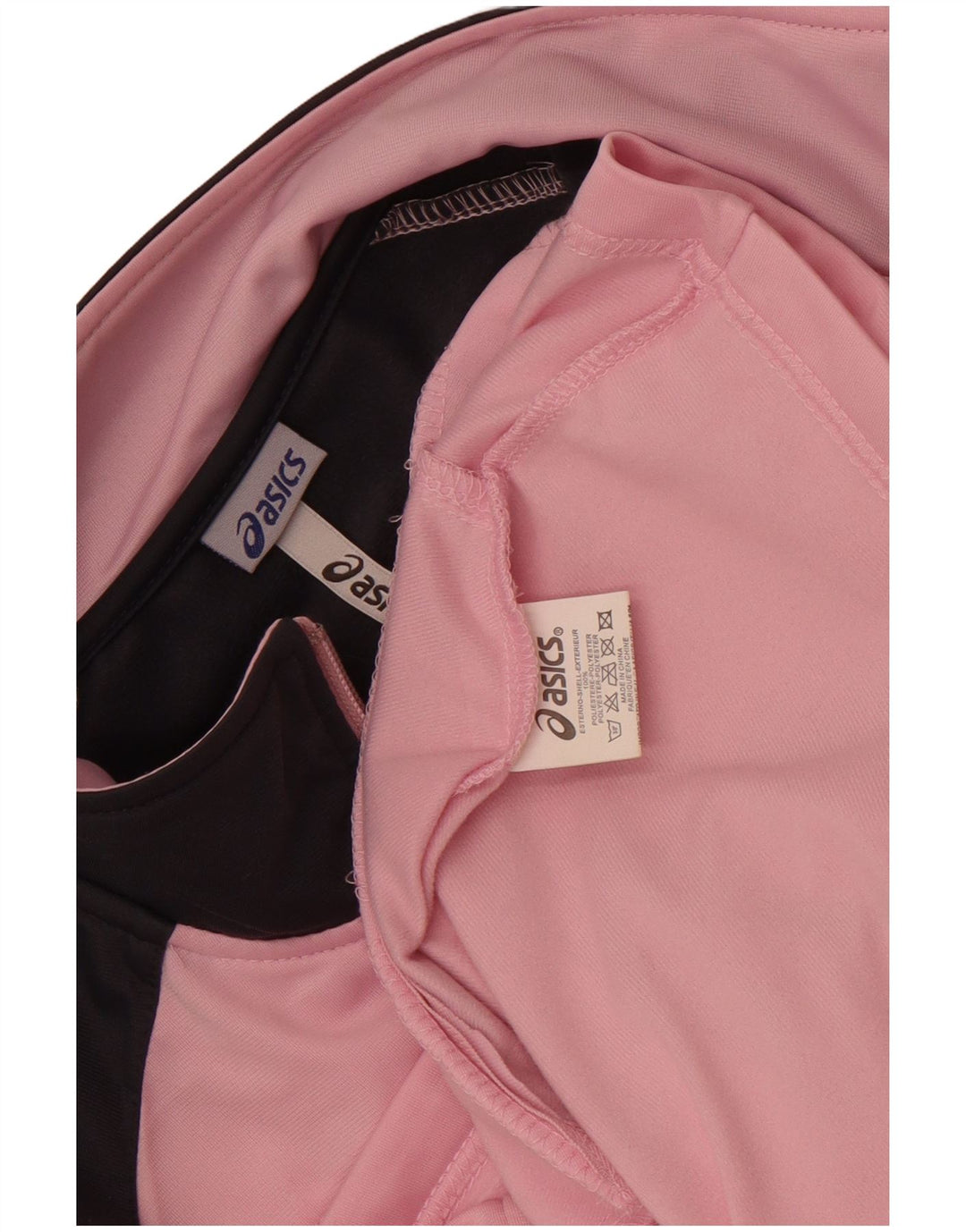 Asics Veste de survêtement pour femme UK 18 XL Rose Colorblock Polyester