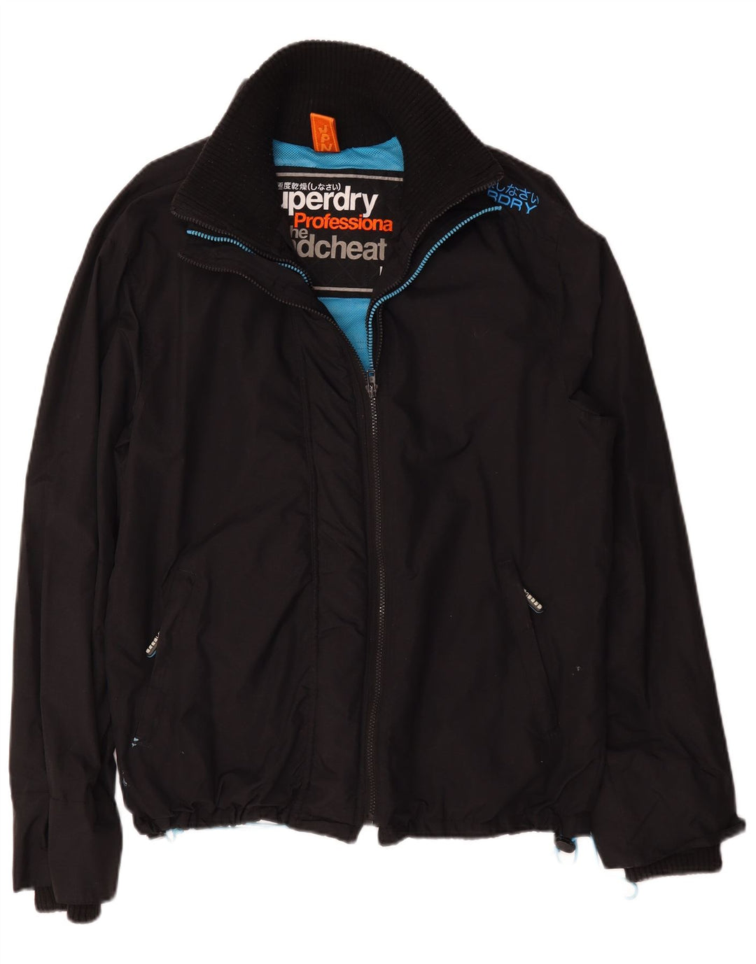Superdry Veste coupe-vent graphique pour homme UK 44 2XL Noir Nylon