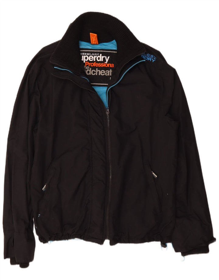 Superdry Veste coupe-vent graphique pour homme UK 44 2XL Noir Nylon