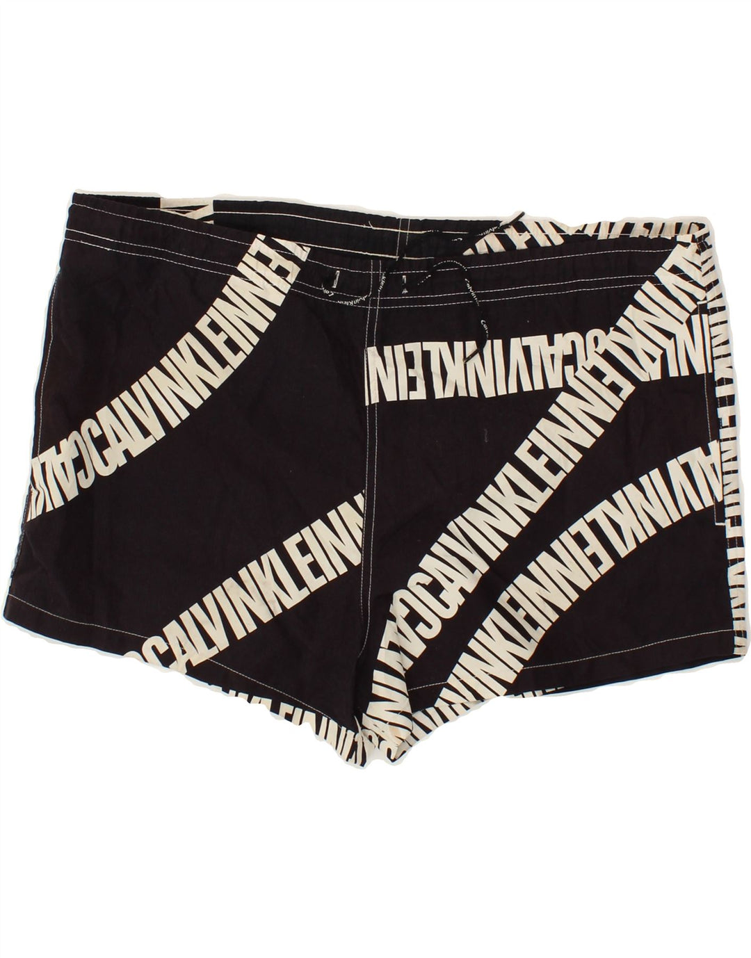 CALVIN KLEIN Short de Bain Graphique Homme Noir Moyen Polyester