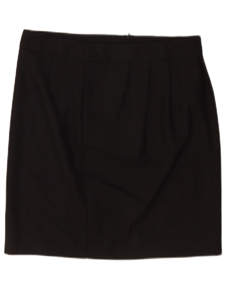 Moschino Mini jupe femme UK 12 Medium W30 Noir Polyester