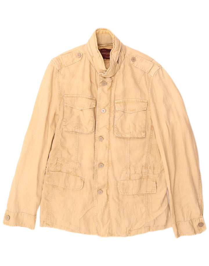 Marlboro Classics Veste militaire pour homme EU 52 XL Coton beige