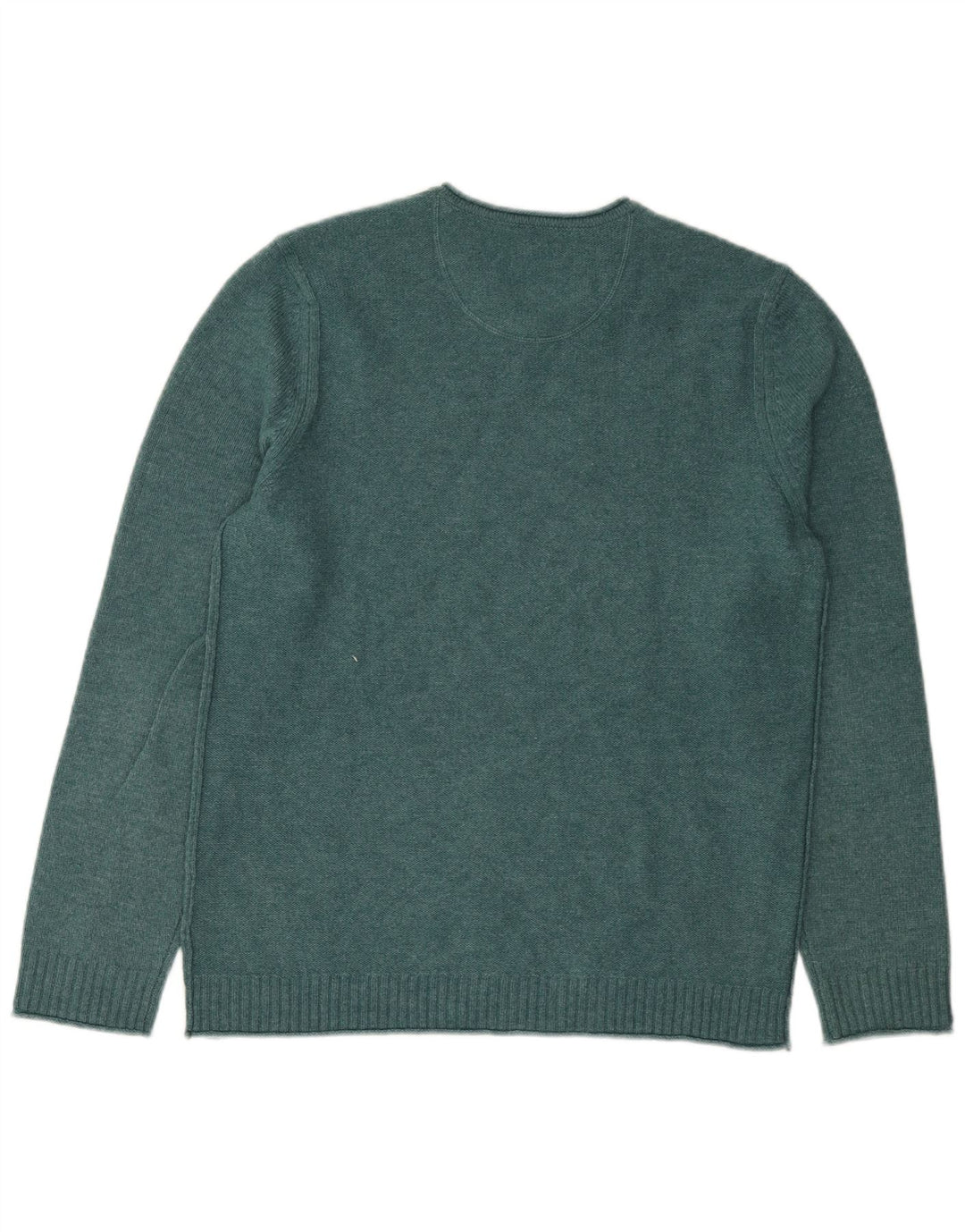 White Stuff Pull Col V Homme Vert Moyen Laine d'Agneau